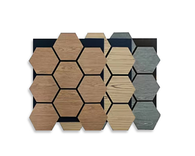 Sechseck-Holz-Akustikplatten