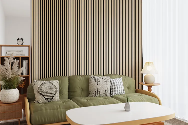 Technical wood veneer with three-side