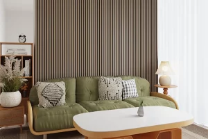 Technical wood veneer with three-side