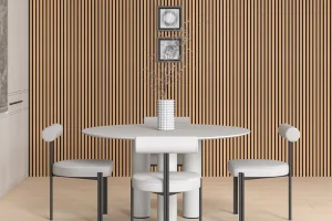 Paneles de listones de madera