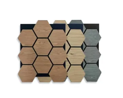 Sechseck-Holz-Akustikplatten