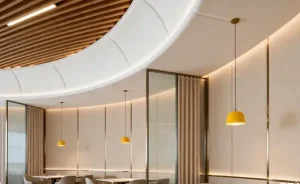 звукоизоляция ресторана с помощью акустической обработки потолка и стен