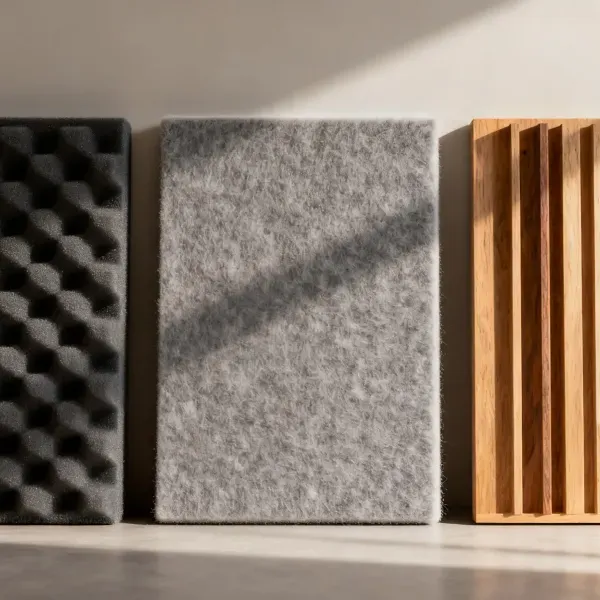 foam vs. PET felt vs. wood slats