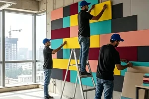 polyester acoustic panels easy to install