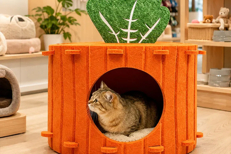 cat bed cave
