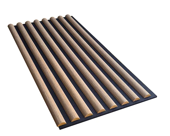 Semi-circular acoustic panel