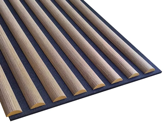 Semi-circular acoustic panel