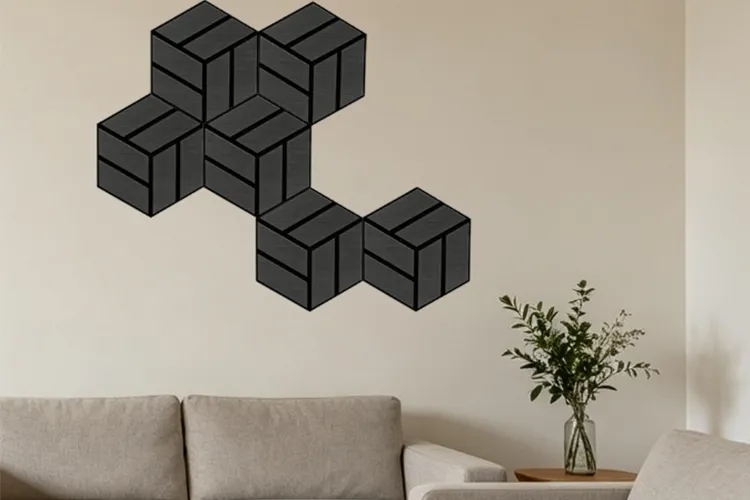 Hexagon-acoustic-pane